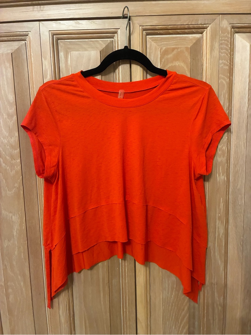 Free People Movement Tempo Short-Sleeve Top - Orange